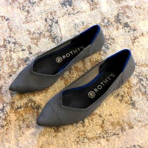 Rothy's points size 8, cloud grey birdseye